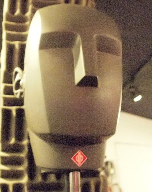 Neumann binaural head demonstration microphone